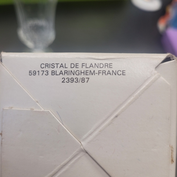 BRAND NEW Cristal De Flandre Crystal Cordial Glassware - Picture 8 of 8